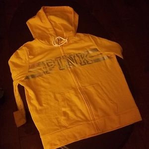 Victoria secret pink long sleeve zip up hoodie